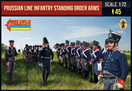 Strelets 211 1:72 Prussian Line Infantry Standing Order Arms