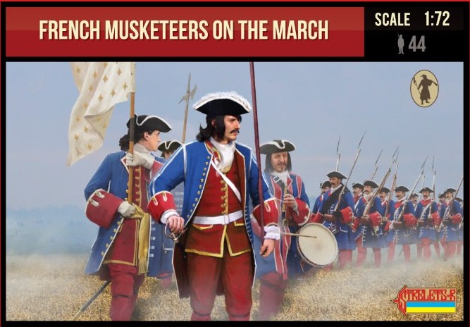 Strelets 233 1:72 French Musketeers on the March