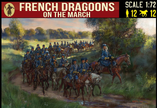 Strelets 251 1:72 French Dragoons on the March