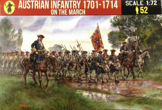 Strelets 260 1:72 Austrian Infantry 1701-1714 on the March