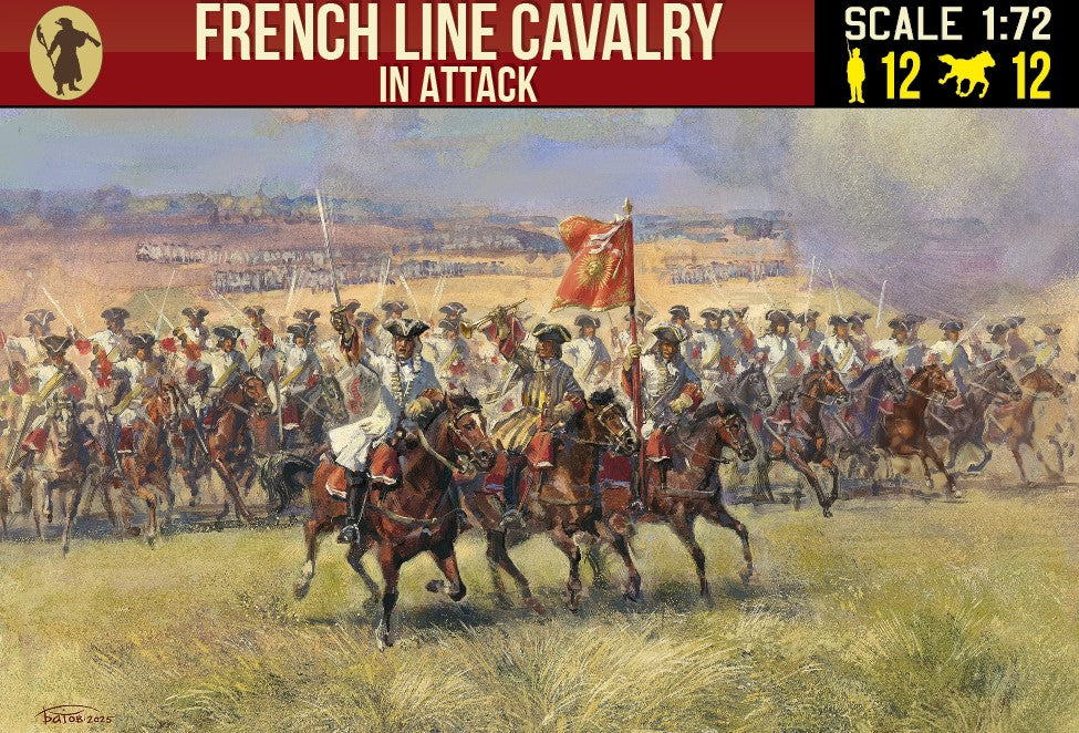 Strelets 267 1:72 French Line Cavalry in Attack	Spanish Succession War