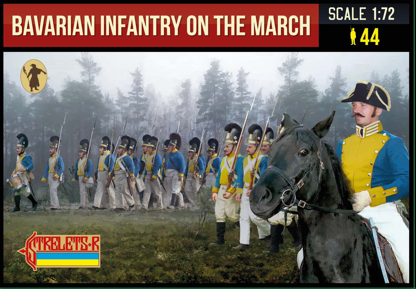 Strelets 272 1:72 Bavarian Infantry on the March