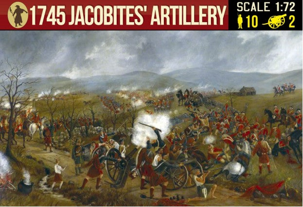 Strelets 283 1:72 1745 Jacobite Artillery