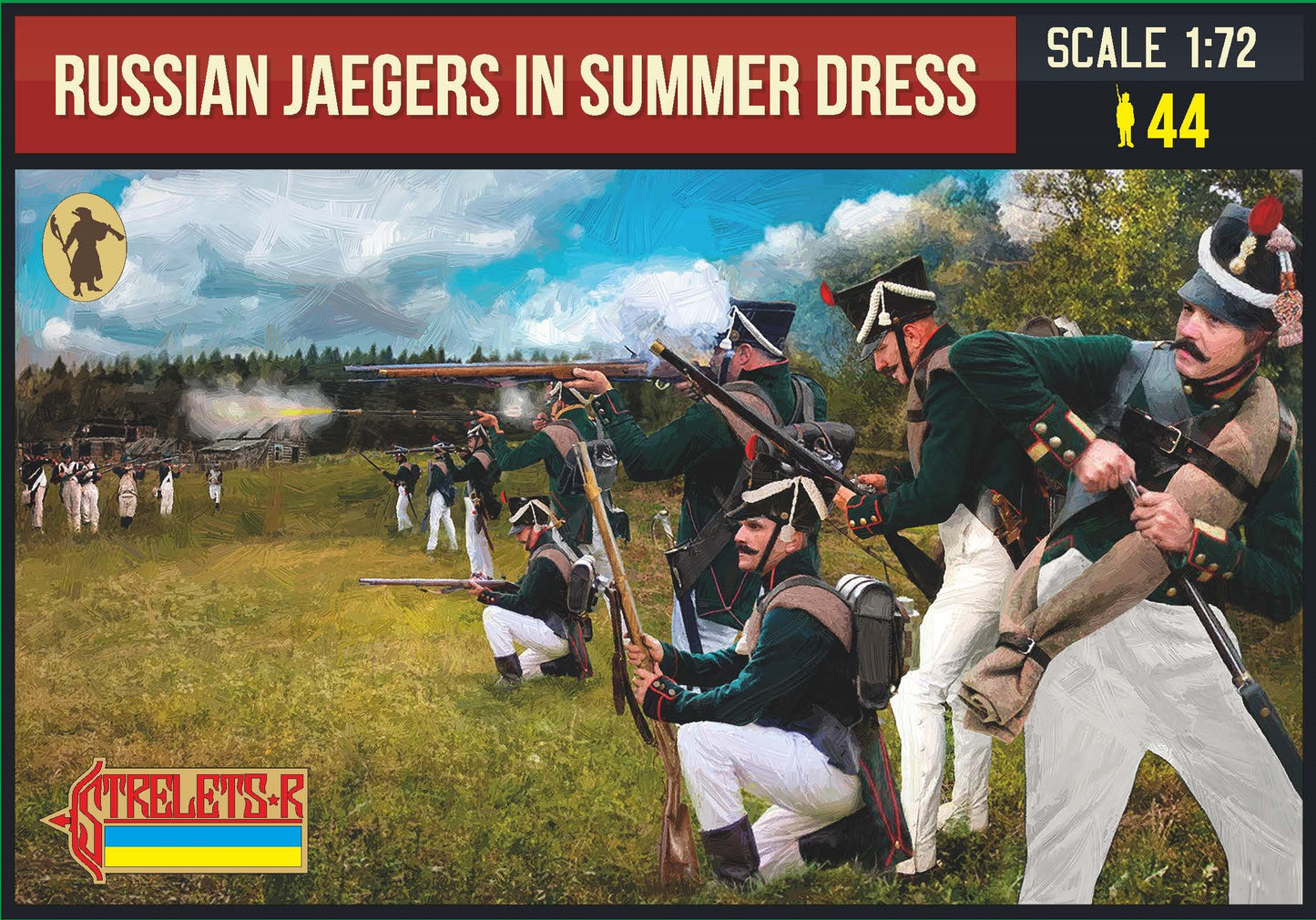 Strelets 288 1:72 Russian Jaegers in Summer Dress (Napoleonic)