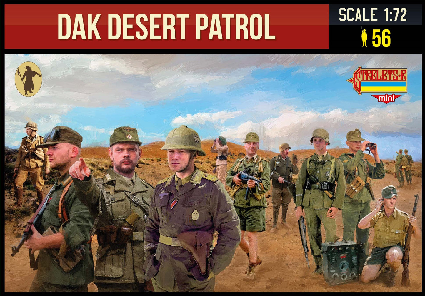 Strelets M081 1:72 DAK Desert Patrol