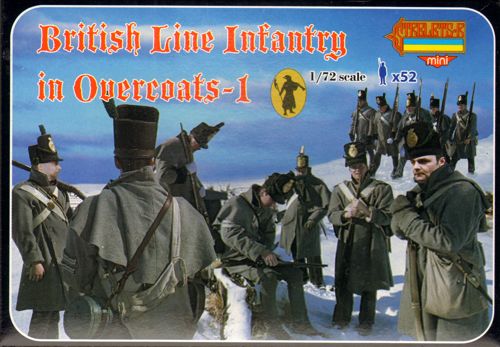 Strelets M094 1:72 Napoleonic British Line Infantry in Overcoats 1