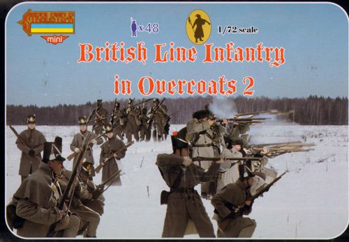 Strelets M097 1:72 British Line Infantry in Overcoats 2 (Napoleonic)