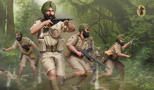 Strelets M119 1:72 Indian Infantry (WWII)