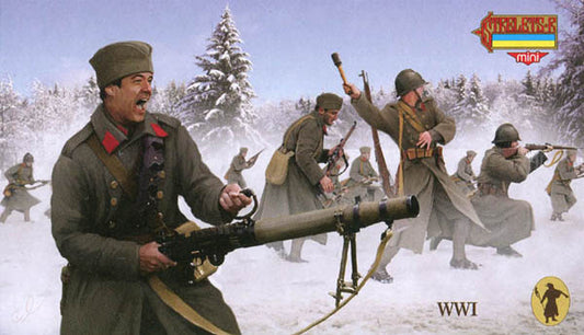 Strelets M126 1:72 Serbian Infantry in Winter Uniform (WWI)