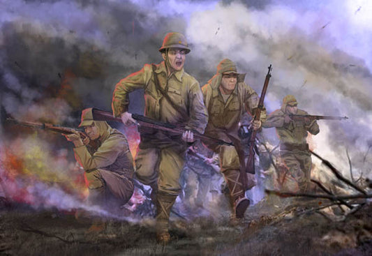 Strelets M128 1:72 Imperial Japanese Army in Attack (WWII)