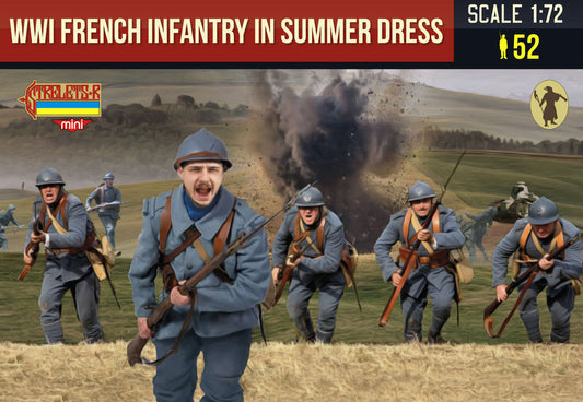 Strelets M134 1:72 French Infantry in Summer Dress (WWI)