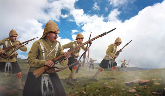 Strelets M139 1:72 Highlanders in Attack 1899-1902 Anglo-Boer War