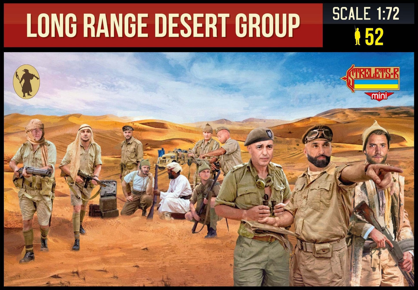 Strelets M144 1:72 Long Range Desert Group