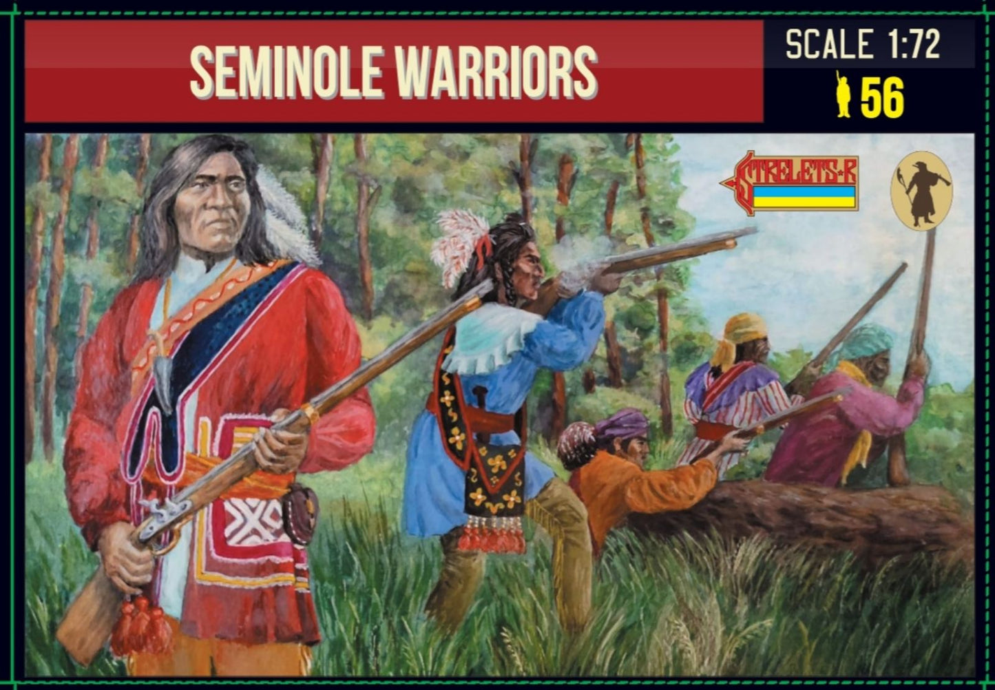 Strelets M160 1:72 Seminole Warriors 	(Seminole Wars)