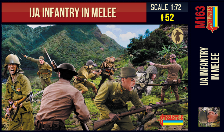 Strelets STRM163 1:72 IJA Infantry in Melee (WWII)
