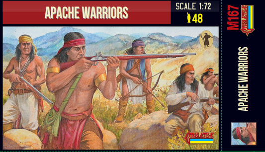 Strelets M167 1:72 Apache Warriors	US Wild West