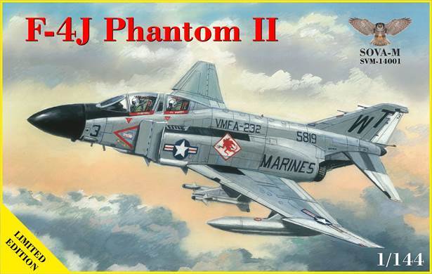 Sova-M 14001 1:144 McDonnell F-4J Phantom II