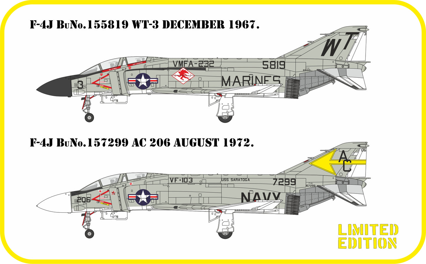 Sova-M 14001 1:144 McDonnell F-4J Phantom II