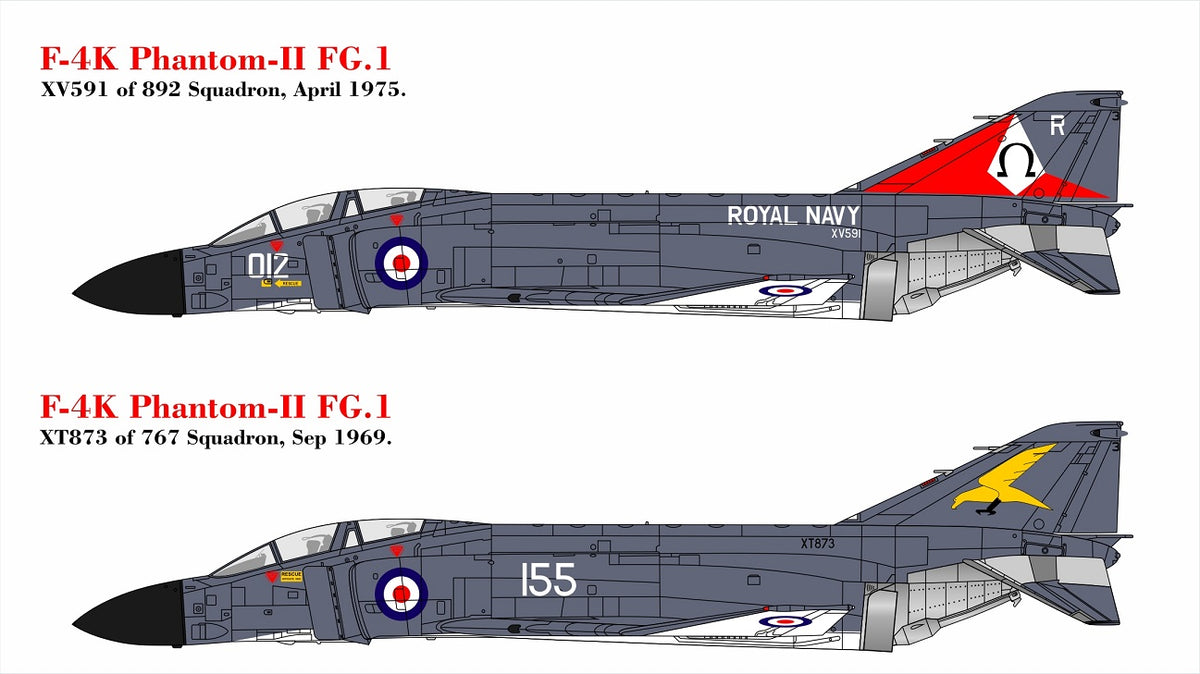 Sova-M SVM-14008 1:144 McDonnell-Douglas F-4K Phantom II FG.1 (Royal NAVY)