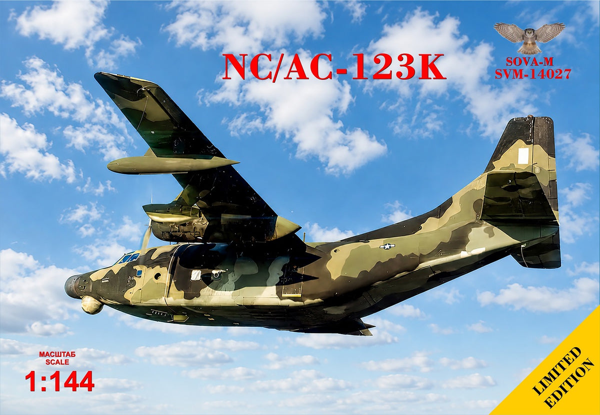 Sova-M SVM-14027 1:144 Fairchild NC/AC-123K 'Provider' (nighttime surveillance version)