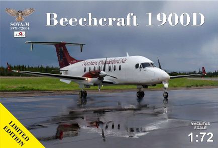 Sova-M 72004 1:72 Beechcraft 1900D Northern Thunderbird Air C-FDTR