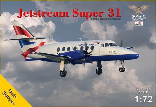 Sova-M 72007 1:72 BAe Jetstream Super 31 (5 Blade Propellers Version)