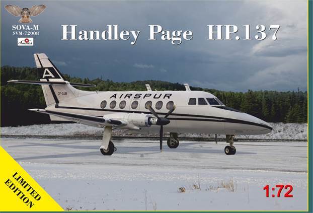 Sova-M 72008 1:72 Handley-Page HP.137 Jetstream - Airspur