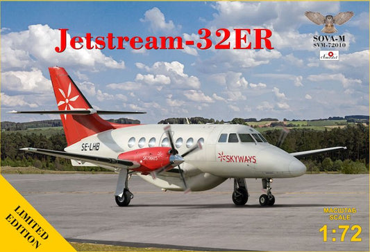 Sova-M 72010 1:72 JetStream-32ER Skyways SE-LHB