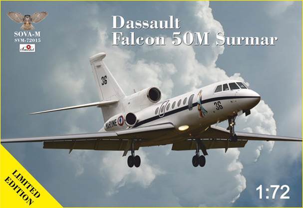 Sova-M 72015 1:72 Dassault Falcon 50M Surmar (French Navy)