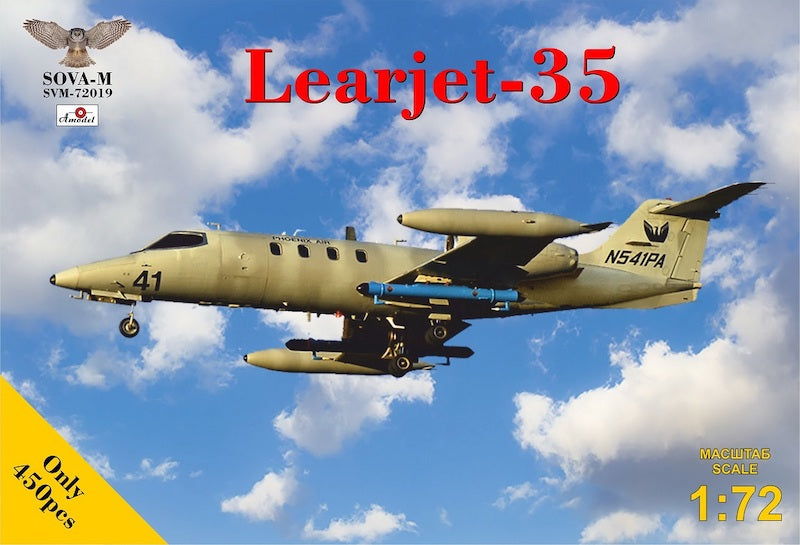 Sova-M 72019 1:72 Gates Learjet 35