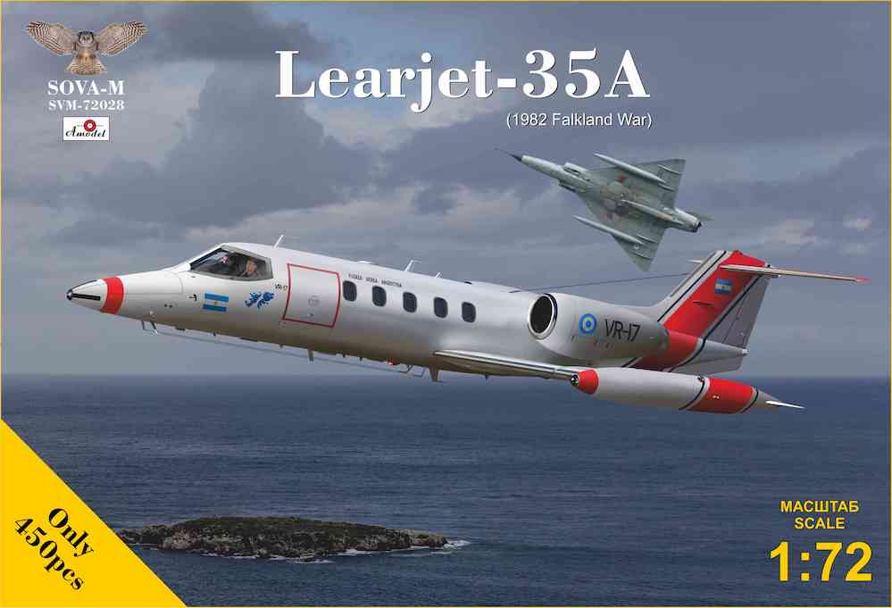 Sova-M 72028 1:72 Gates Learjet 35A 1982 Falklands War