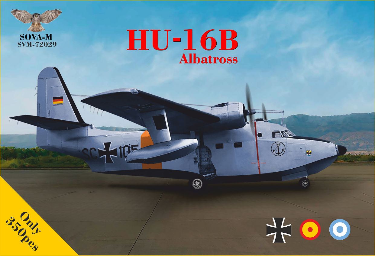 Sova-M SVM-72029 1:72 Grumman HU-16B 'Albatross' flying boat