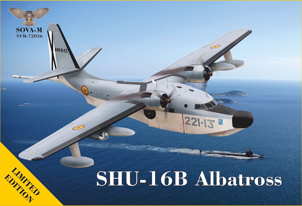 Sova-M 72036 1:72 Grumman SHU-16B Albatross Flying Boat (Spain/ Chilean A.F.)