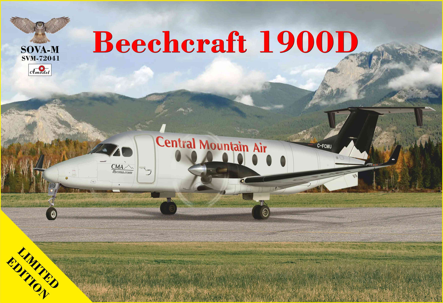 Sova-M 72041 1:72 Beechcraft 1900D Central Mountain Air (C-FCMU)