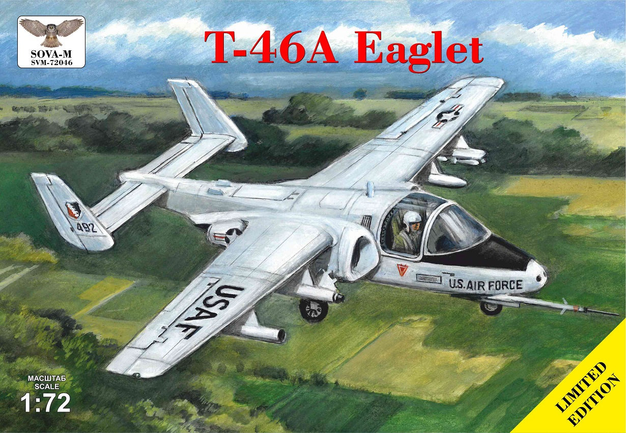 Sova-M SVM-72046 1:72 Fairchild T-46A 'Eaglet' light jet trainer