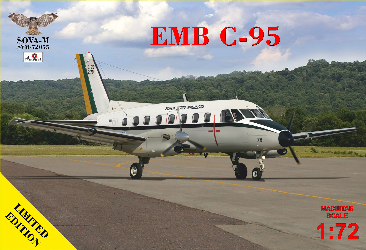 Sova-M SVM-72055 1:72 Embraer C-95 'Bandeirante' patrol