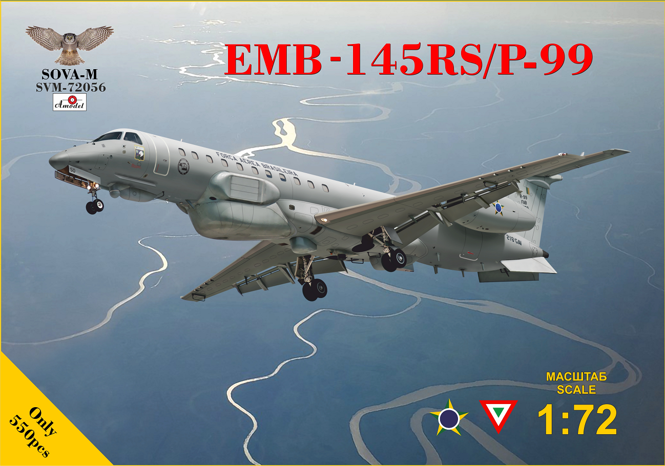 Sova-M SVM-72056 1:72 Embraer EMB-145RS/R-99 Recon.aircraft