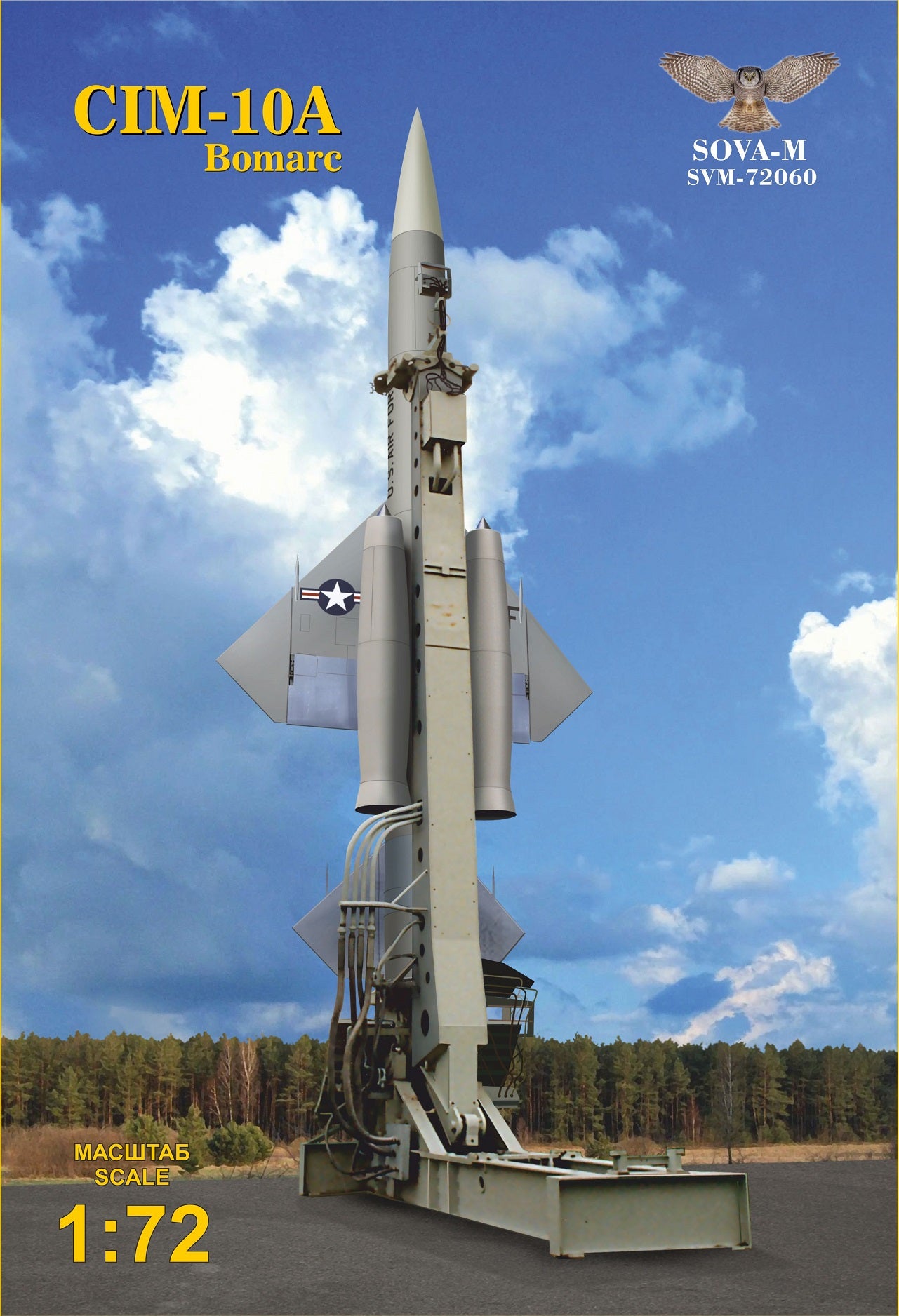 Sova-M SVM-72060 1:72 CIM-10A 'Bomarc' Surface-to-Air Missile system