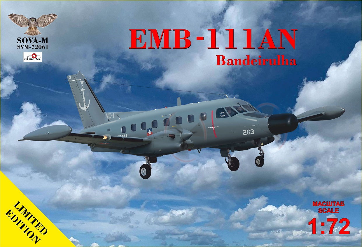 Sova-M SVM-72061 1:72 Embraer EMB-111AN 'Bandeirulha' maritime patrol