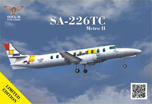 Sova-M SVM-72066 1:72 SA-226TS Regional airliner