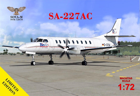 Sova-M SVM-72070 1:72 Fairchild SA-227AC Regional airliner