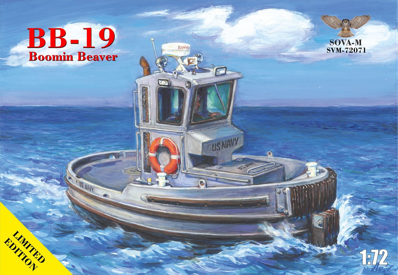 Sova-M SVM-72071 1:72 BB-19 'Boomin Beaver' USN Navy Security Tug Boat