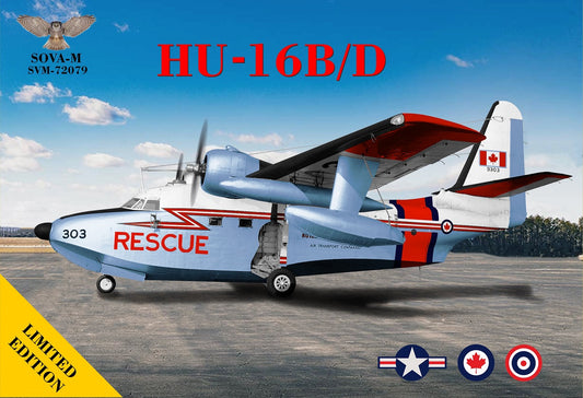 Sova-M SVM-72079 1:72 Grumman HU-16B/D 'Albatross' flying boat