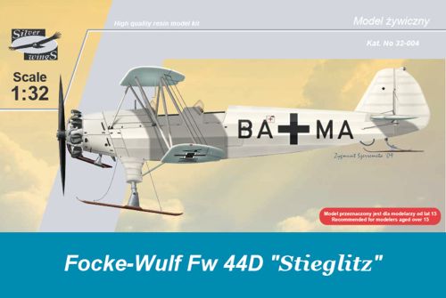 Silver Wings 32004 1:32 Focke-Wulf Fw-44D 'Stieglitz' on Skis