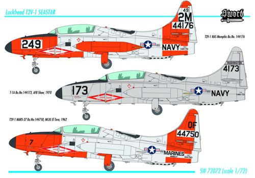 Sword 72072 1:72 Lockheed T2V-1 Seastar