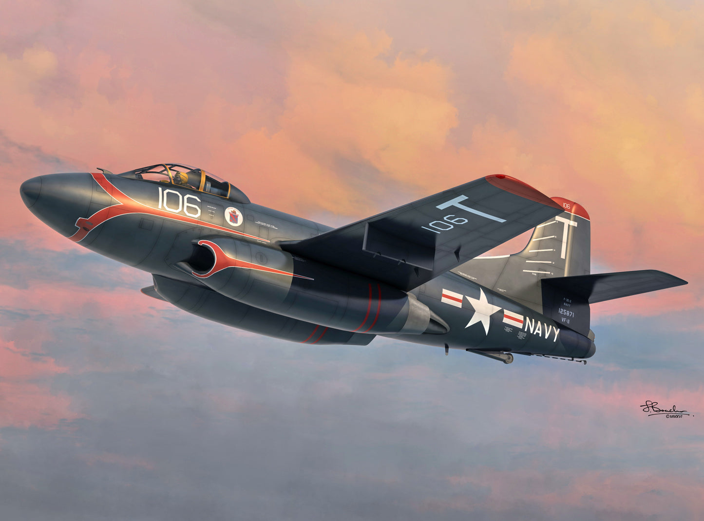 Sword 72094SE 1:72 Douglas F3D-2 Skyknight over Korea