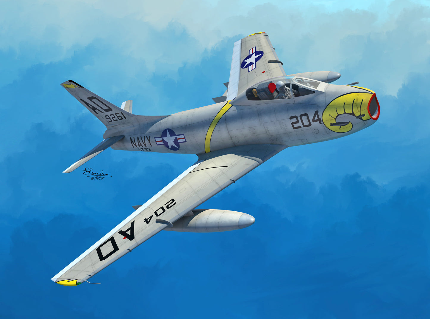 Sword 72139 1:72 North-American FJ-3/FJ-3M Fury