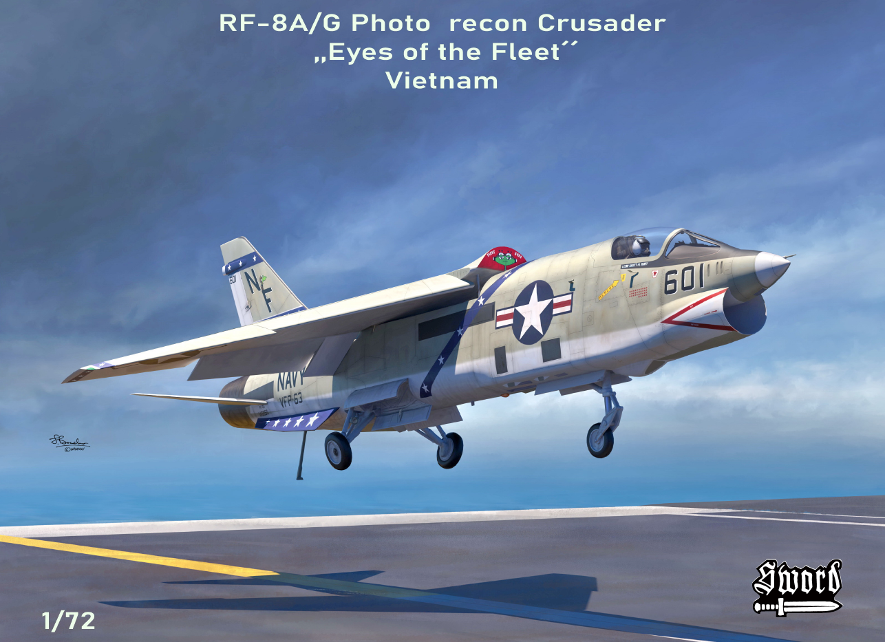 Sword SW72154 1:72 Vought RF-8A/G Photo-Recon Crusader "Eyes of the Fleet" Vietnam