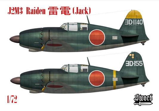 Sword 72160 1:72 Mitsubishi J2M3 Raiden