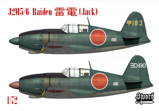 Sword 72161 1:72 Mitsubishi J2M5/6 Raiden
